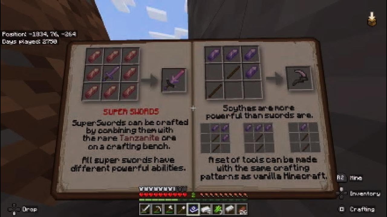 New tools and dimensions in Minecraft bedrock episode one figuring everything out