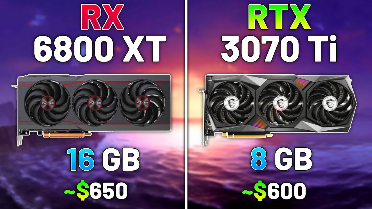 RTX 3070 Ti vs RX 6800 XT, Test in 16 Games, 1440p & 2160p