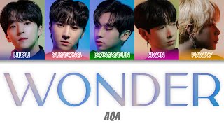 AQA (아큐아) - Wonder Color Coded Lyrics (han/rom/eng)