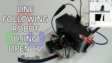 Line Following Robot Using OpenCV