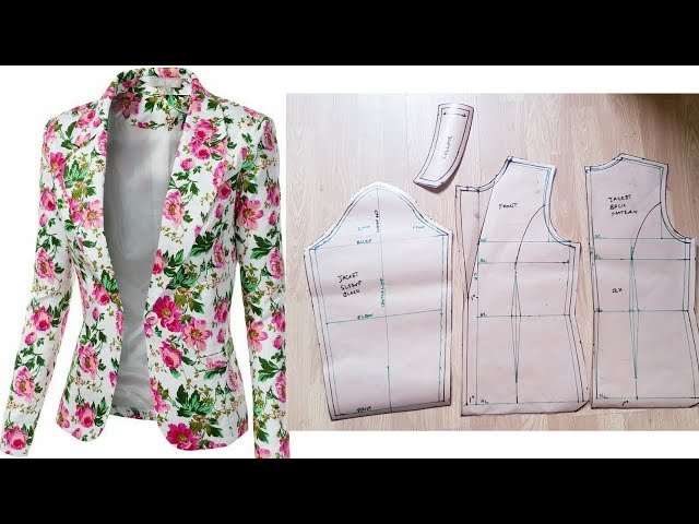 Sewing Tutorial |How to sew Women's Jacket/Blazer |Notched-collar
