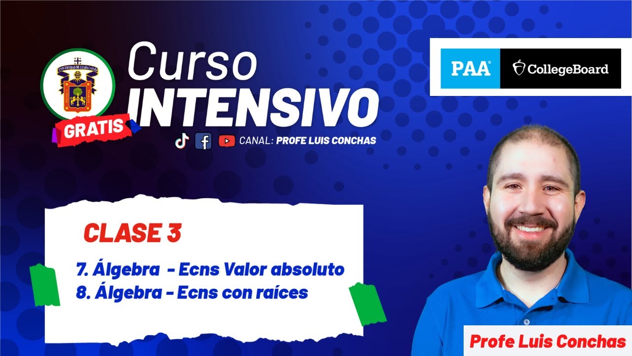 🔴Clase 3 - Curso INTENSIVO PAA // UDG // ITAM // ITESM