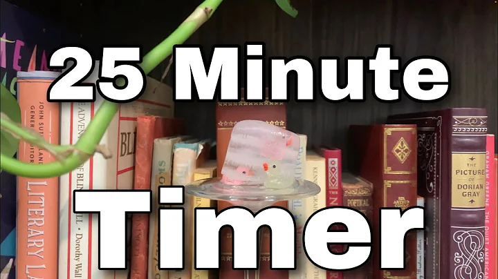 25 Minute Timer - Tiny Ducks in Ice Cube Time Lapse