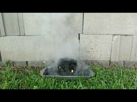 Sulphuric acid Carbon Snake. Toilet paper and H2SO4 reaction.