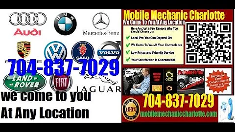 Top European and German Foreign Auto Repair Charlotte Mobile Mechanic Service Near Me