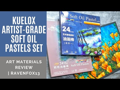 Kuelox Oil Pastels, 24+2 Colors Artist Soft Oil Pastels, Vibrant and C –  All About Art International, LLC