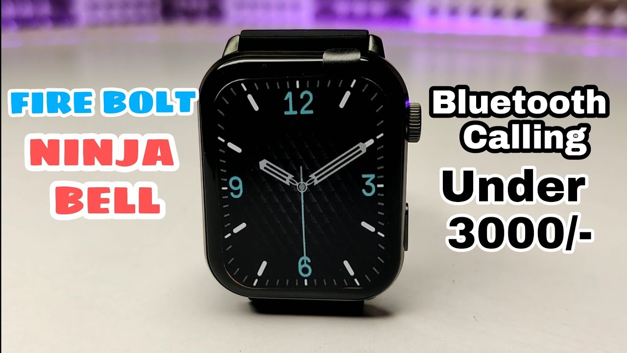 Fire Bolt Ninja Bell Unboxing & Review Voice Assistant Calling