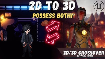 HOW TO SWITCH 2D TO 3D CHARACTER ANYTIME! Unreal Engine 5! How To Get Started | UE5