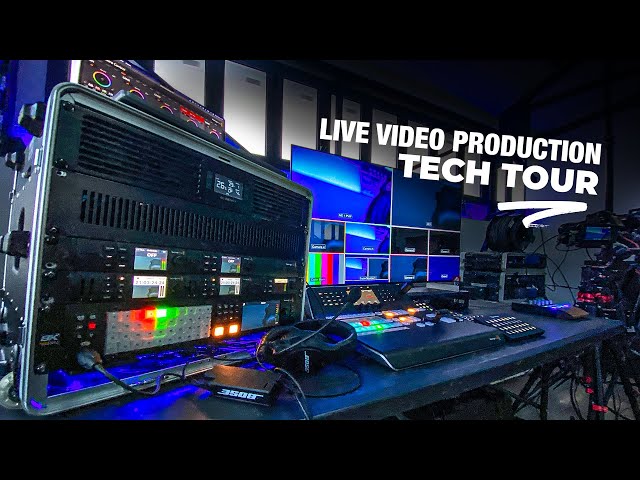 Complete Live Setup TOUR! Professional Live Streaming for Conferences u0026 Events class=