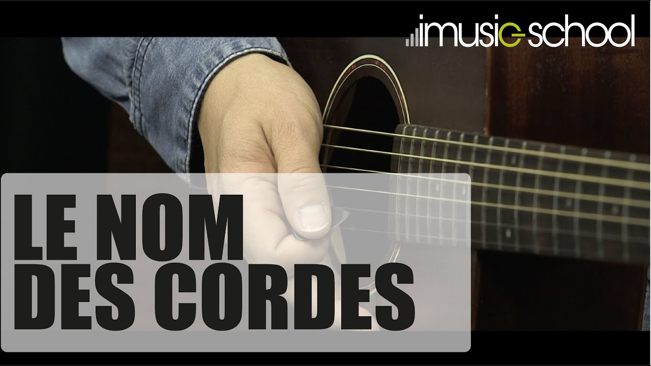 Corde de guitare bois détail ligue cou bois musique guitare