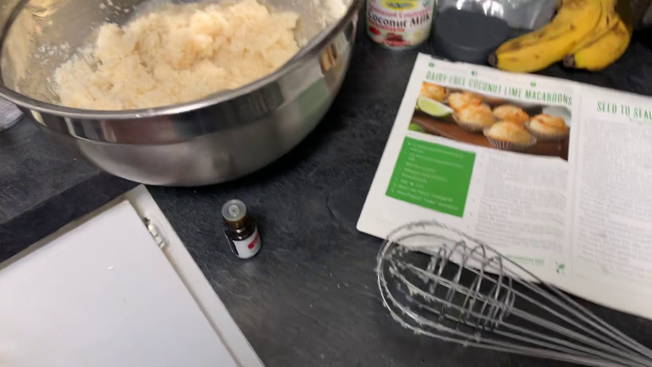 Dairy-Free Coconut-Lime Macaroons