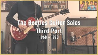 Video thumbnail of "The Beatles Guitar Solos 1968/1970"