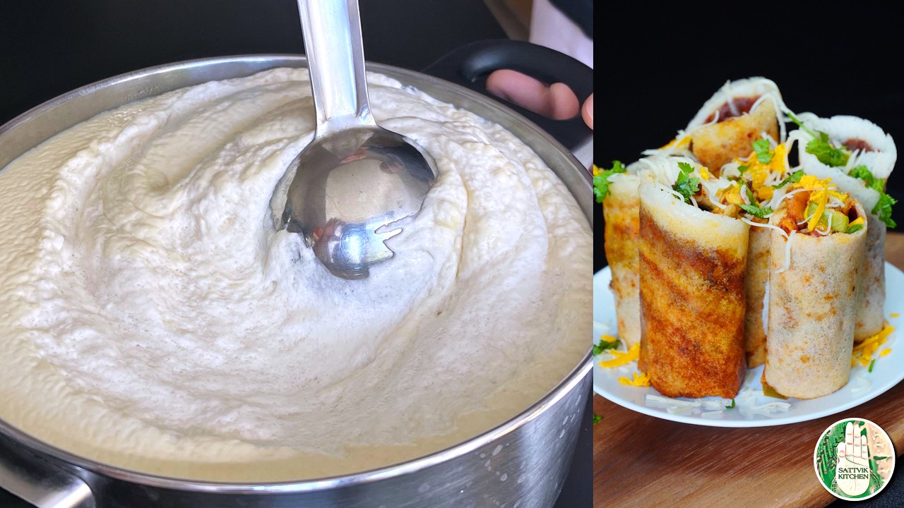 Mexican Dosa recipe 🔥 Unbelievable Fermented Dosa batter ✅