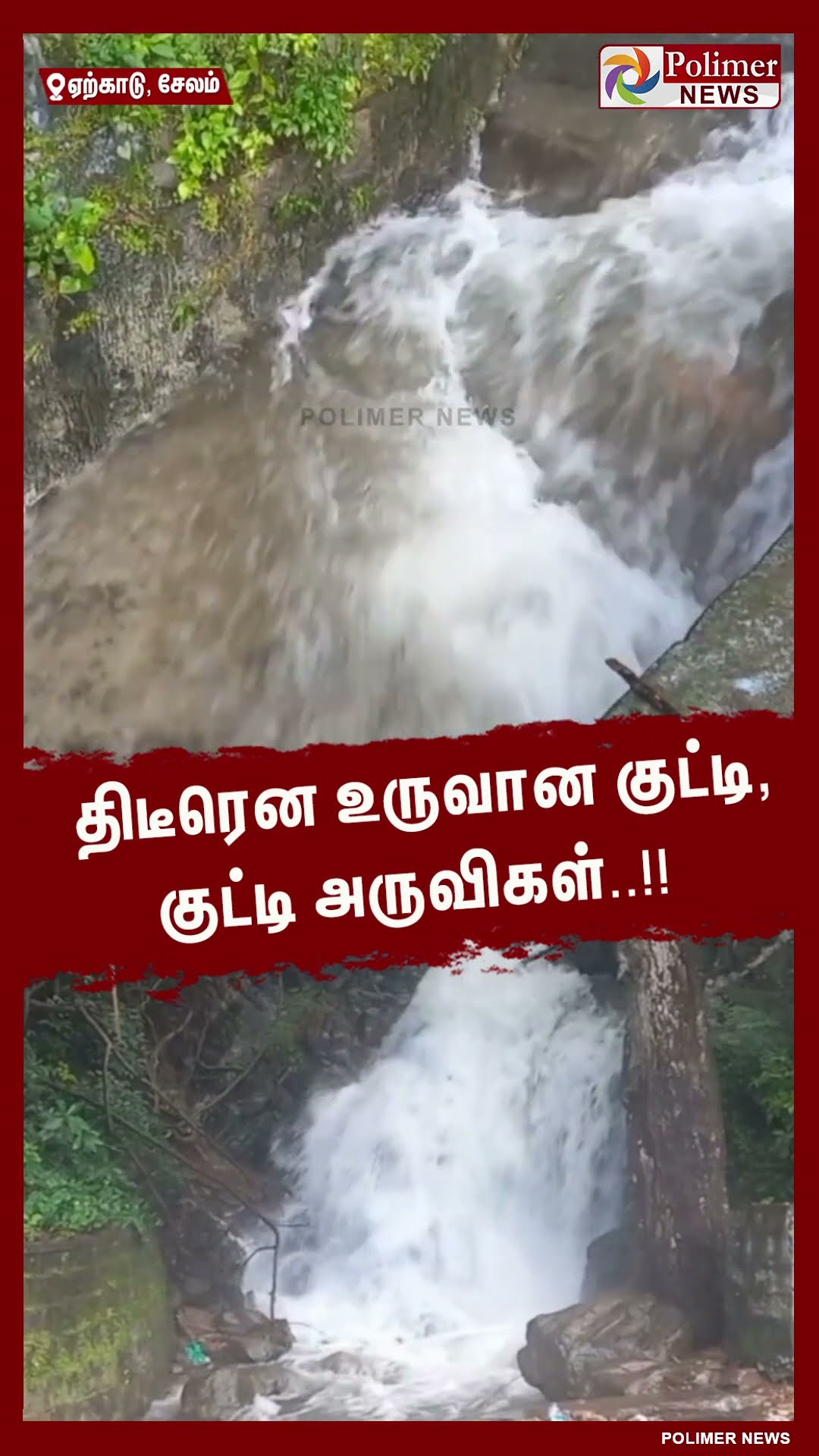 திடீரென உருவான குட்டி, குட்டி அருவிகள்..!! #shorts