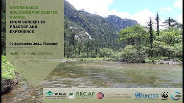 Webinar on Nature based Solutions for Climate Change Adaptation: From Concept to Implementation