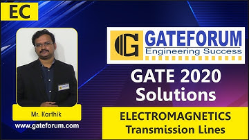 GATE 2020 Video Solutions I Electronics and Communication Engineering I Electromagnetics I Q 11