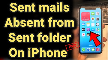Sent mails not showing up in sent folder on iPhone : Fix