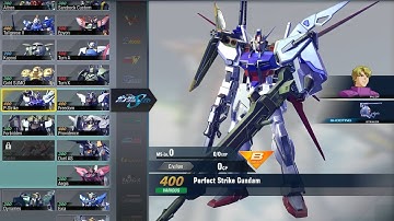 Gundam Versus Combo Guide - Perfect Strike Gundam