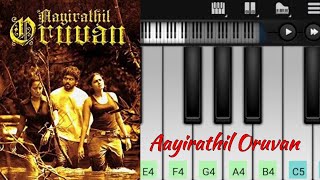 Video thumbnail of "Aayirathil Oruvan Theme | Easy Piano Tutorial | GV Prakash"