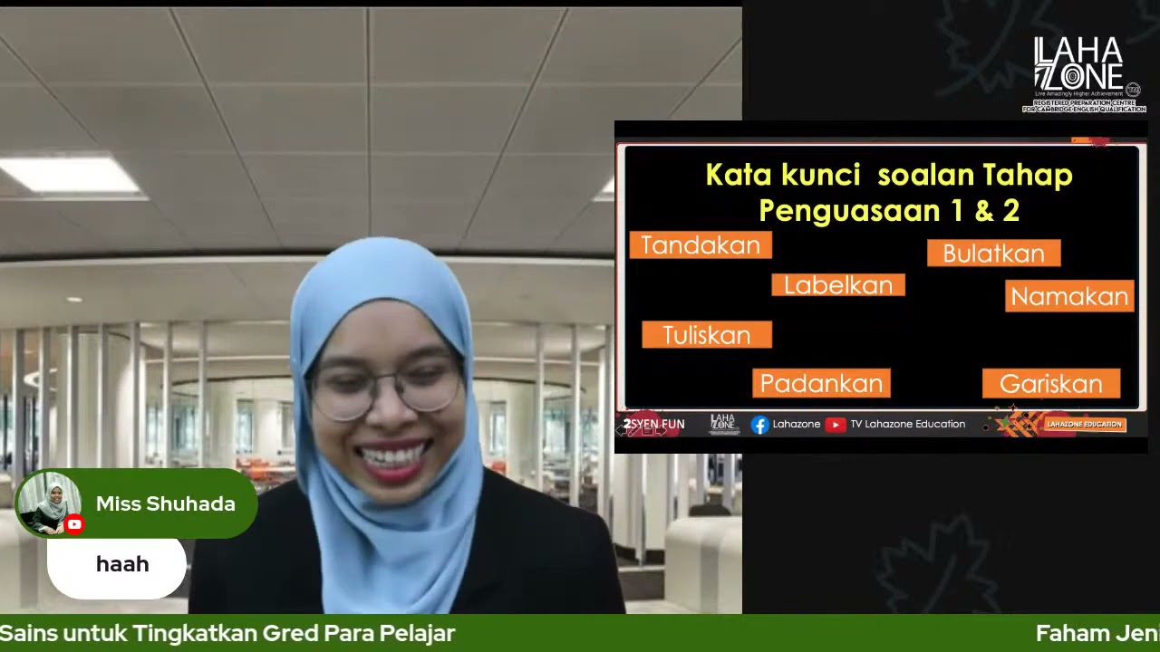 #RELIVE Faham Jenis Tahap Penguasaan (TP ) subjek Sains untuk Tingkatkan Gred Para Pelajar