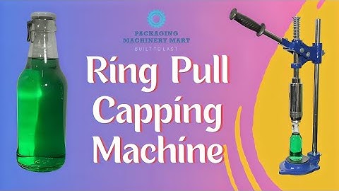 Manual Ring Pull Capping Machine