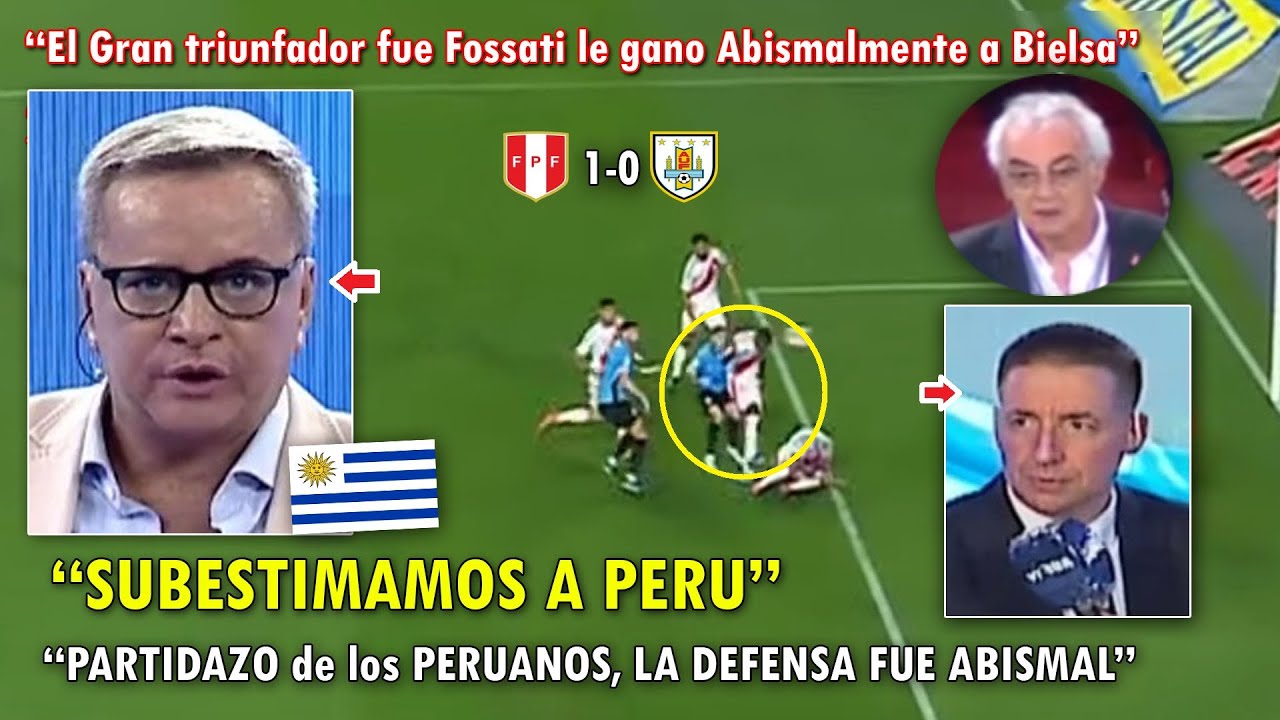 "PERU NOS CALLO LA BOCA" PERIODISTAS URUGUAYOS REACCIONARON ASI TRAS DERROTA con PERU VS URUGUAY HOY