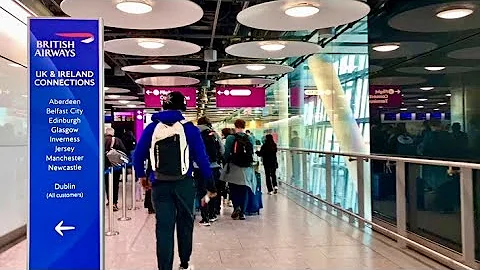 London Heathrow Transfer From Terminal 3 to Terminal 5 🇬🇧| Travel Vlog