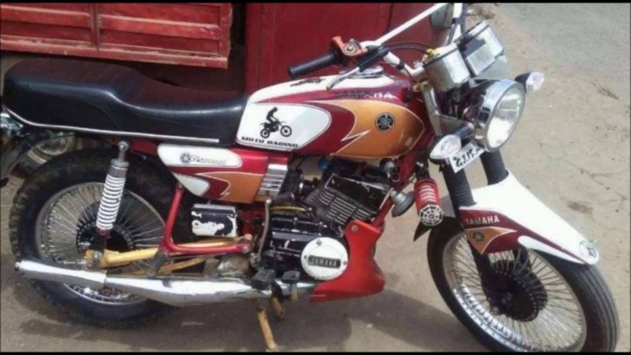 yamaha rx100 classic bike modification youtube