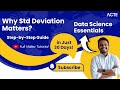 Standard Deviation in Data Science | Easy Explanation with Examples