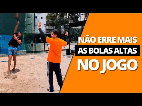 BOLAS RÁPIDAS E NO CORPO NO BEACH TENNIS: COMO FAZER?