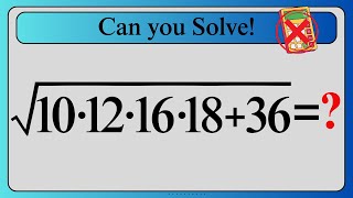 Nice Square Root Math Simplification | Algebra | No Calculator