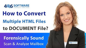 How to Convert HTML to Word Document File? | Save HTML to DOC format in Bulk |