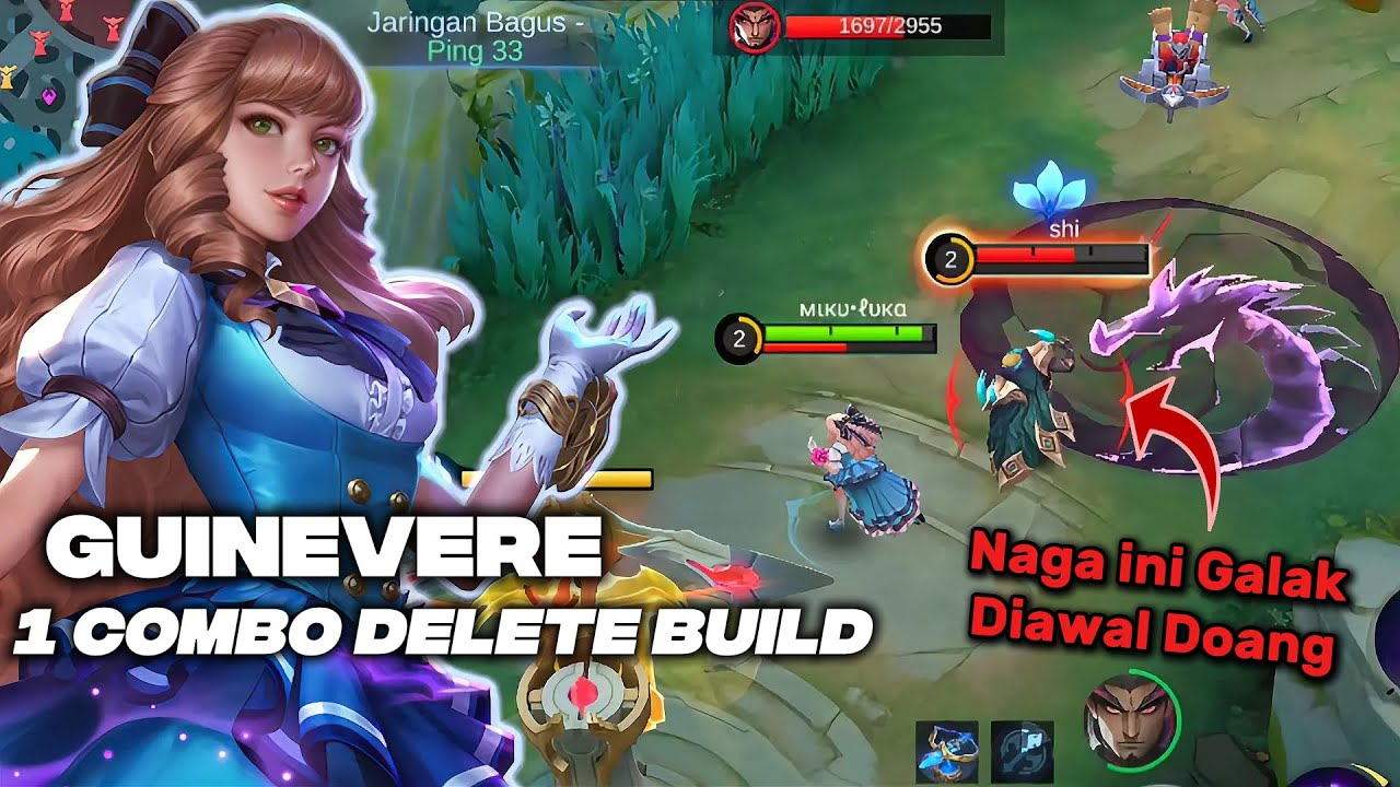 Yuzong Sok Asik Diawal Doang!! Endingnya Kapok Sendiri Ditabok Guin :) - Mobile Legends Guinevere