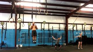 Monday 1-2-17: lean away ring pull-ups @ 3111