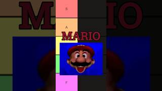 Ranking Mario Games by how well represented Mario is #mario #tierlist #ranking #nintendo