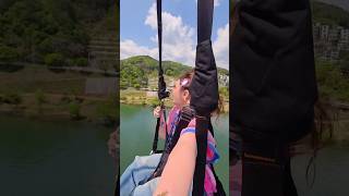 Zip Lining To Nami Island In South Korea
