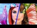 Makeup Challenge! 8 DIY Mermaid Makeup vs Butterfly Makeup