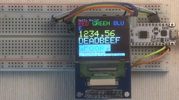 Arduino_GFX SEPS525 160x128