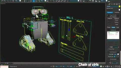 Wall - E, Rigging In 3ds Max