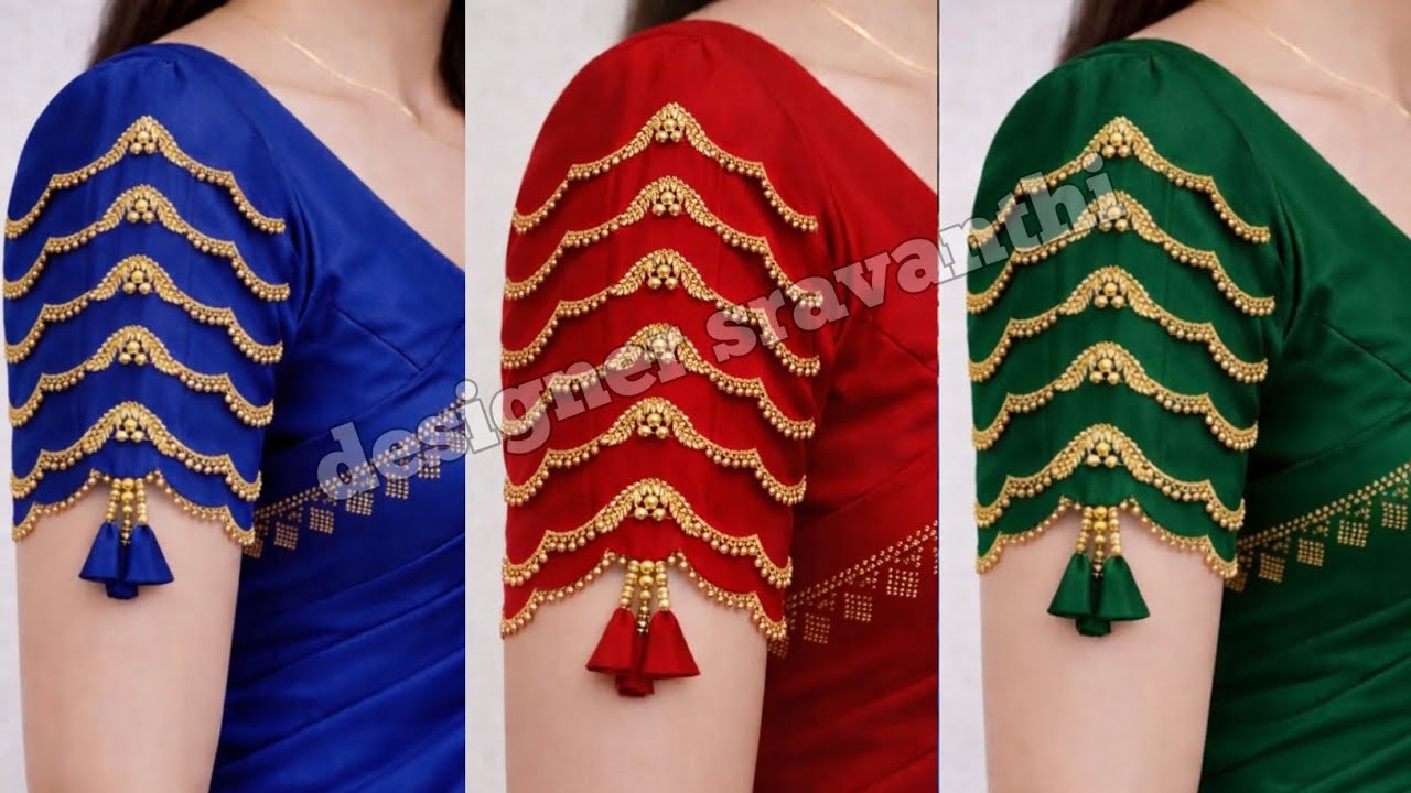 Bridal Blouse Sleeve Designs Latest Collection