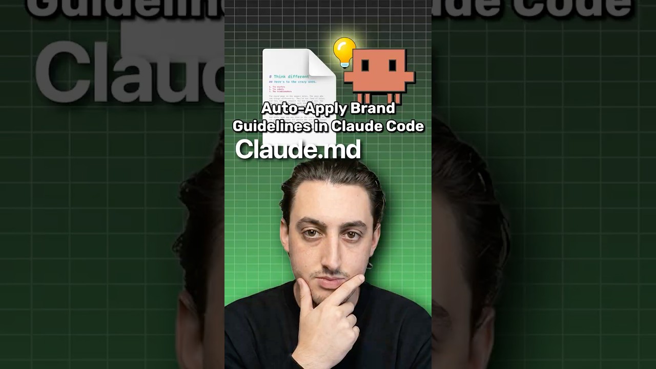 Auto Apply Brand Guidelines in Claude Code