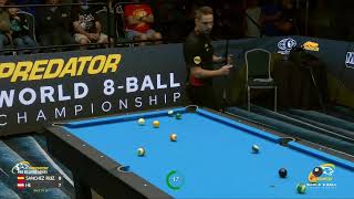 Francisco SANCHEZ RUIZ vs Mario HE ▸ SEMI FINAL  ▸ 2022 Predator World 8-Ball Championship screenshot 5