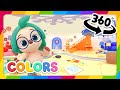 [360° Video] 🏠 Room tour with Hogi and Friends | @Hogi & Pinkfong! Playground: ABCs, Colors&Numbers