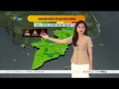 Dự báo thời tiết Tây Nam Bộ ngày mai 20/09/2026 | VTVWDB