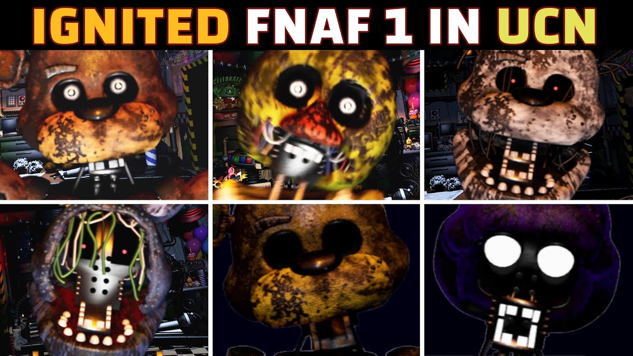 Five Nights at Freddy's 1 Animatronics hiatom by FrAnKK12 on