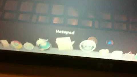 A Mac dock on Windows Vista.