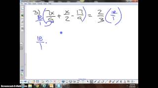 11-2 Solving Multi-Step Equations #2