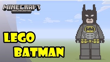 Minecraft: Pixel Art Tutorial and Showcase: Lego Batman (The Lego Batman Movie)