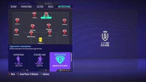 FIFA 21 Custom Tactics - Recreate 4-4-2 of Reims + Instructions - Replicate real system