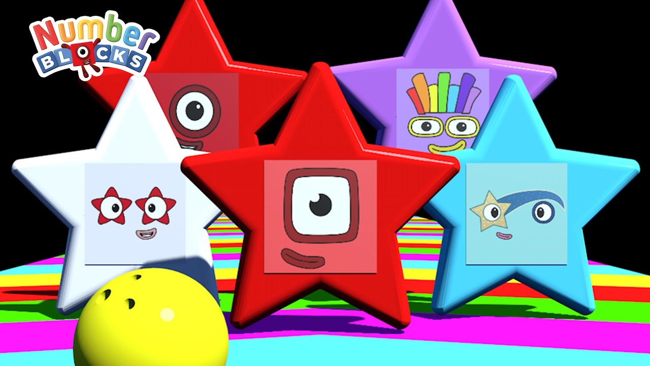 Looking for Numberblocks Bowling Step Squad 1 vs 50 to 100 Standing Tall Numbers Patterns